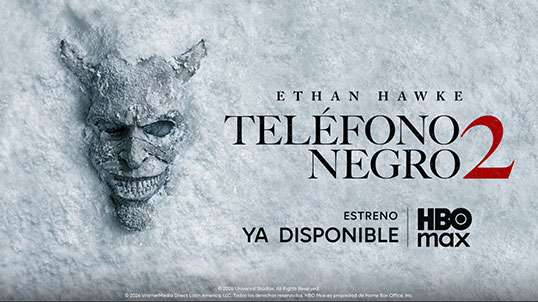 Teléfono negro 2 en HBO Max con Telmex