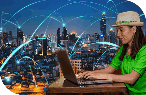 imagen ilustrativa de tecnología que acompaña una labor social